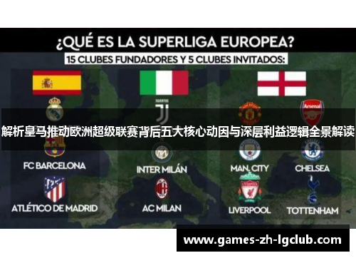 解析皇马推动欧洲超级联赛背后五大核心动因与深层利益逻辑全景解读